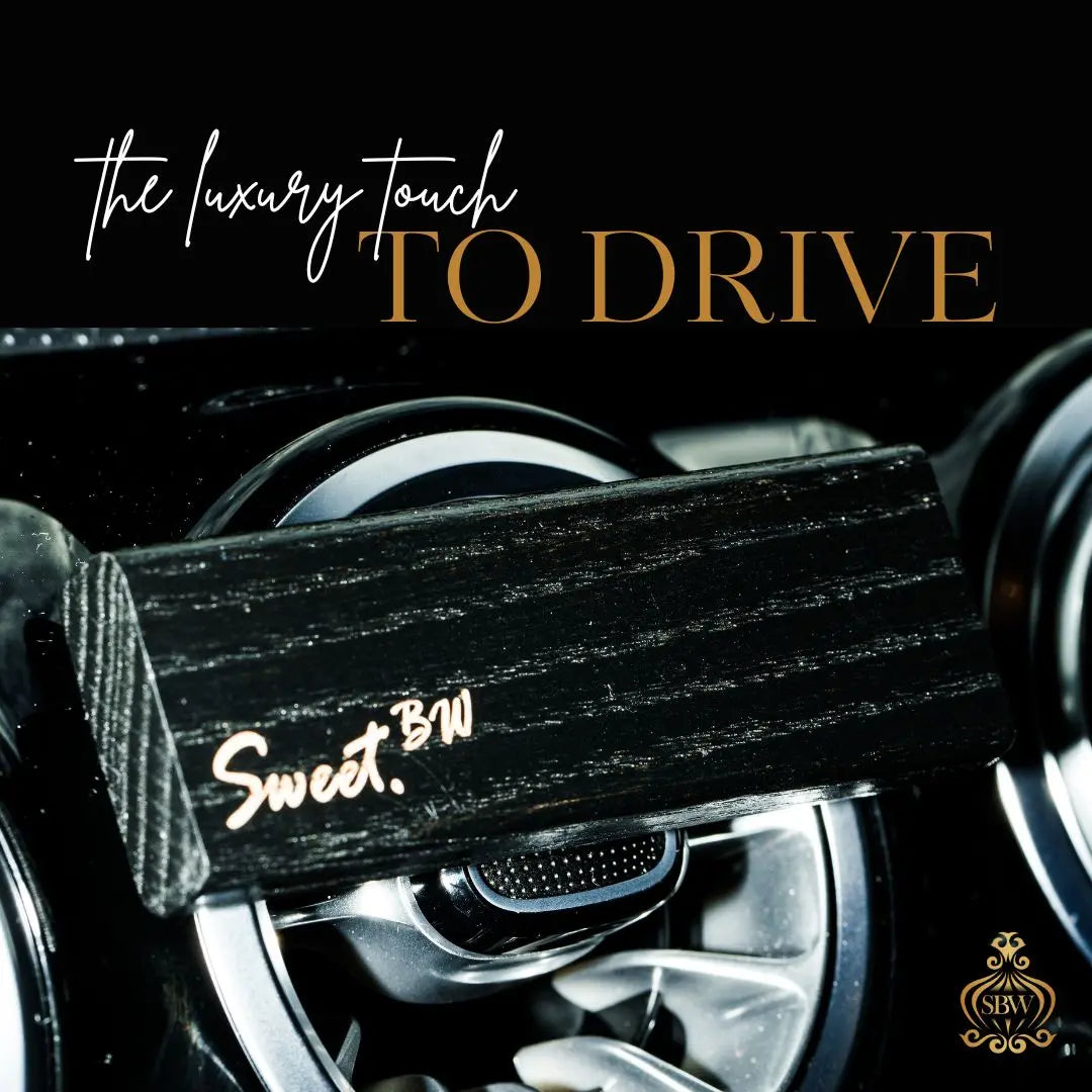 SWEETBW SOLID WOOD Luxury Car Air Freshener SweetBW