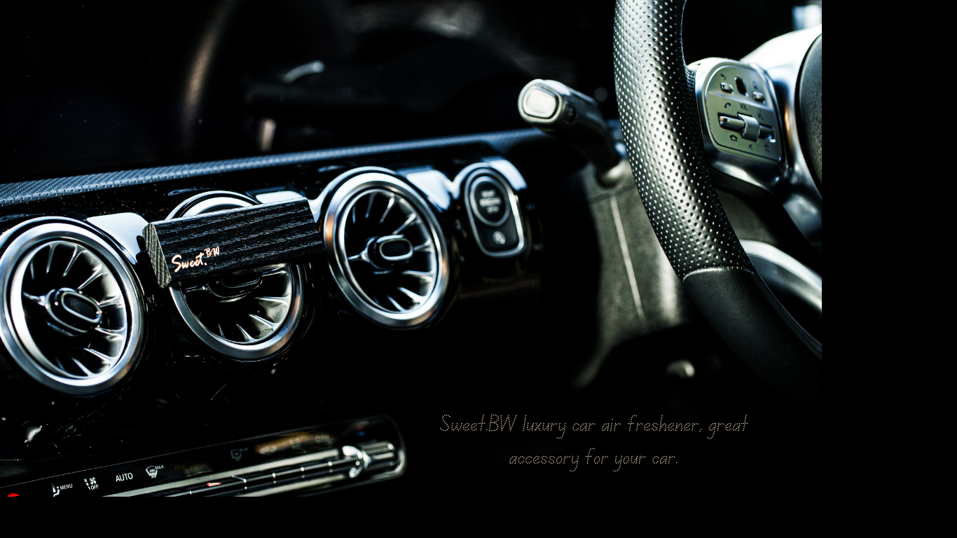 SWEETBW SOLID WOOD Luxury Car Air Freshener SweetBW