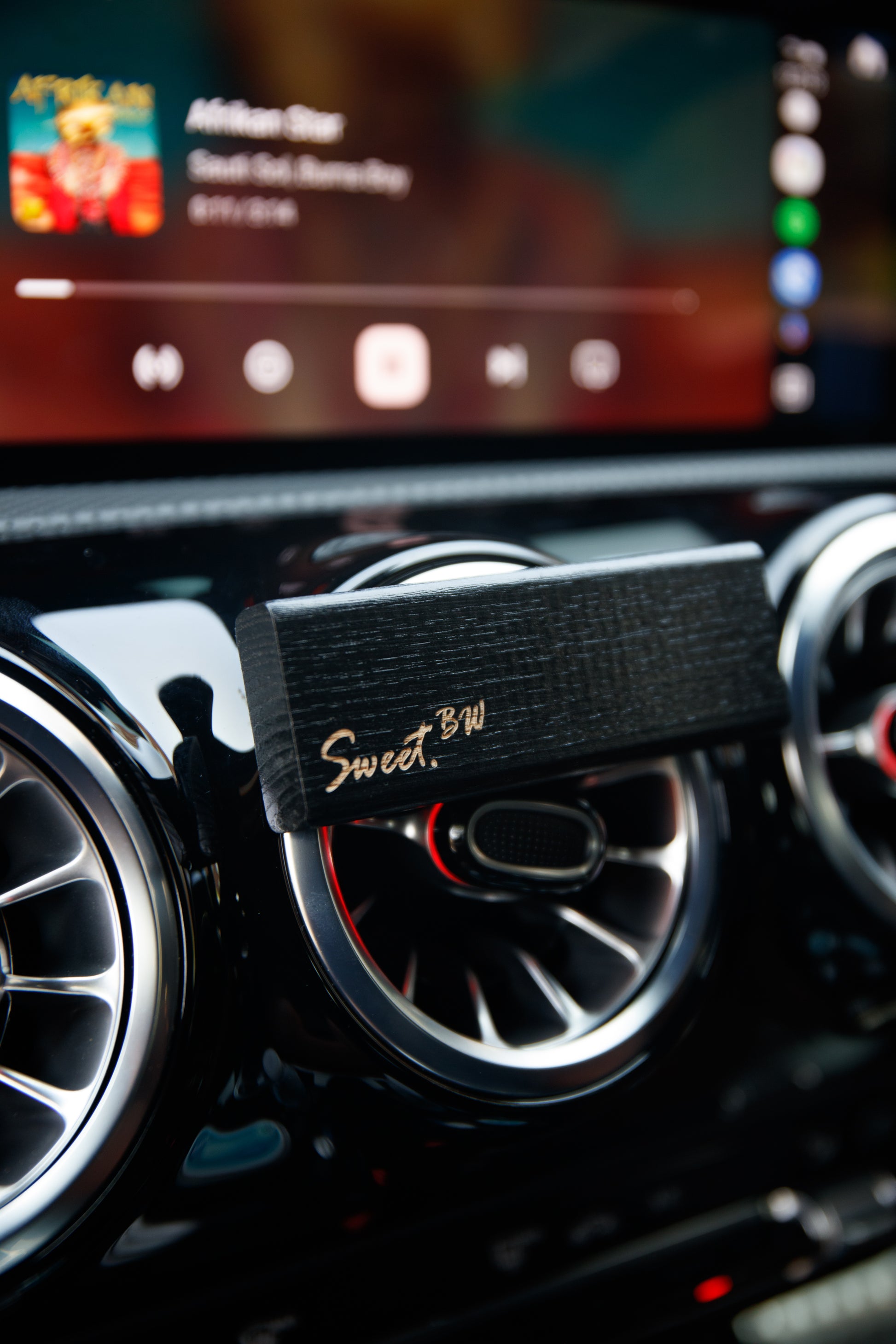 SWEETBW SOLID WOOD Luxury Car Air Freshener SweetBW