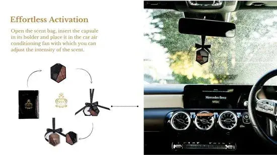 SWEETBW ALUMINIUM ALLOY Luxury Car Air Freshener SweetBW