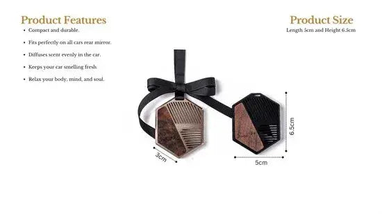 SWEETBW ALUMINIUM ALLOY Luxury Car Air Freshener SweetBW