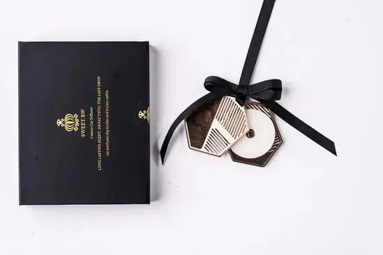 SWEETBW ALUMINIUM ALLOY Luxury Car Air Freshener SweetBW Rose gold Solid Velvet Rose & Oud